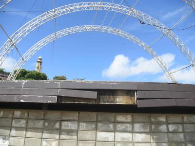 Tras años de esplendor, el anfiteatro de Puerto Plata cae en abandono