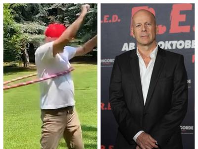 Video | Bruce Willis reaparece bailando