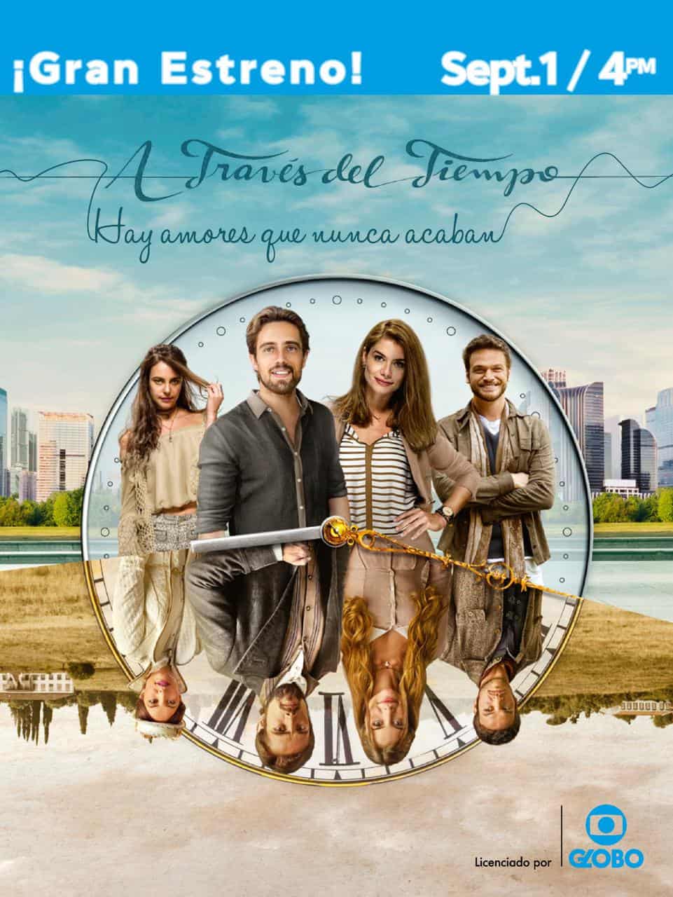 El primer estreno será el lunes 1 de septiembre con A Través del Tiempo, que marcará el inicio de la nueva etapa de programación.