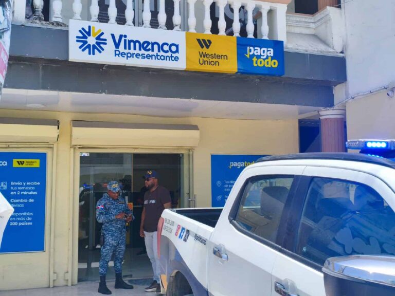 Asaltan sucursal de la agencia Vimenca Western Union en Bávaro