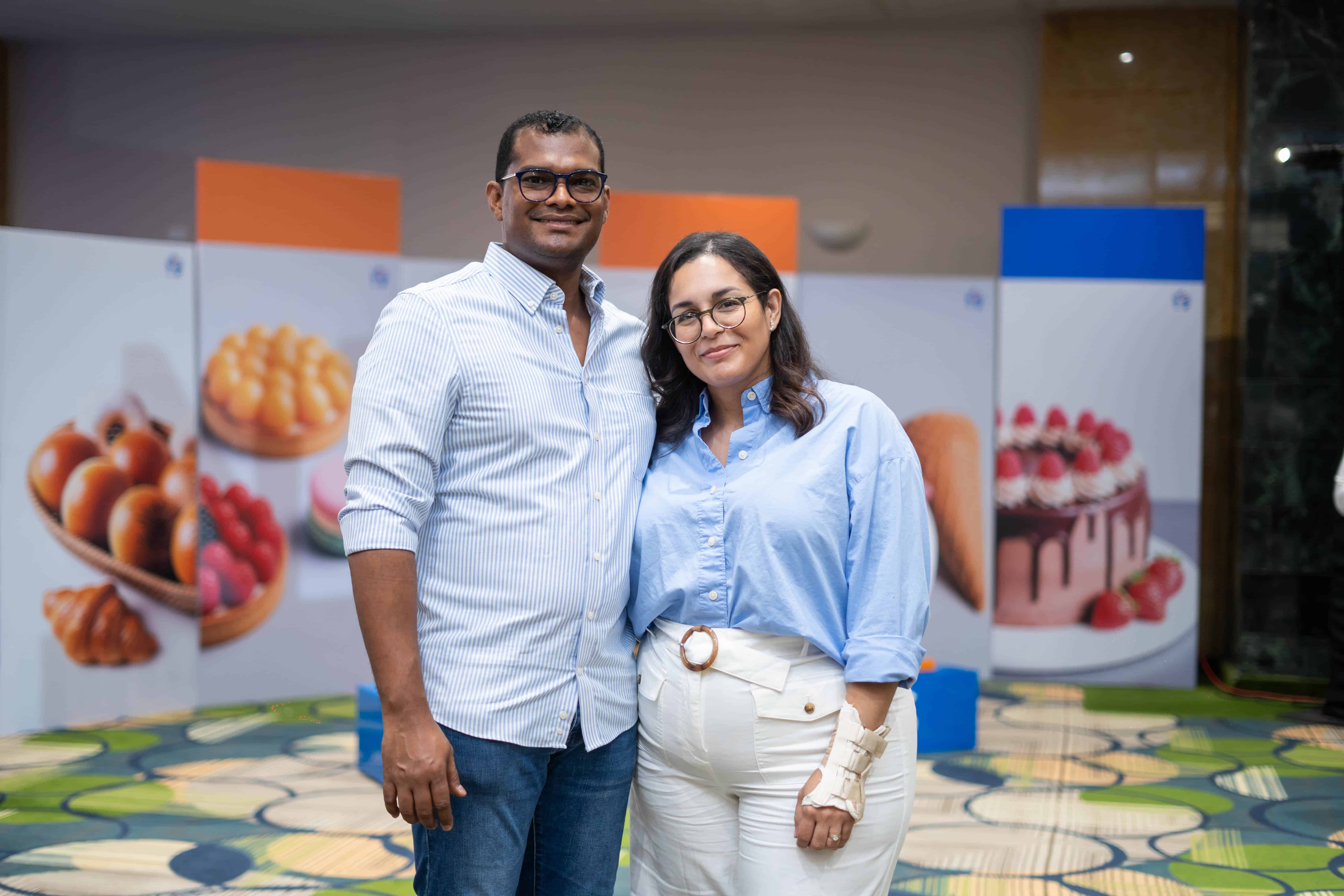 Osiris García y Jenny Fernández.