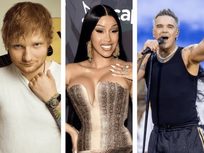 El regreso musical de Robbie Williams, Ed Sheeran y Cardi B