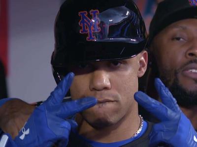 Juan Soto castiga a Eury Pérez con su jonrón 33 en paliza de los Mets
