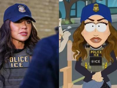Kristi Noem responde a burla en "South Park"