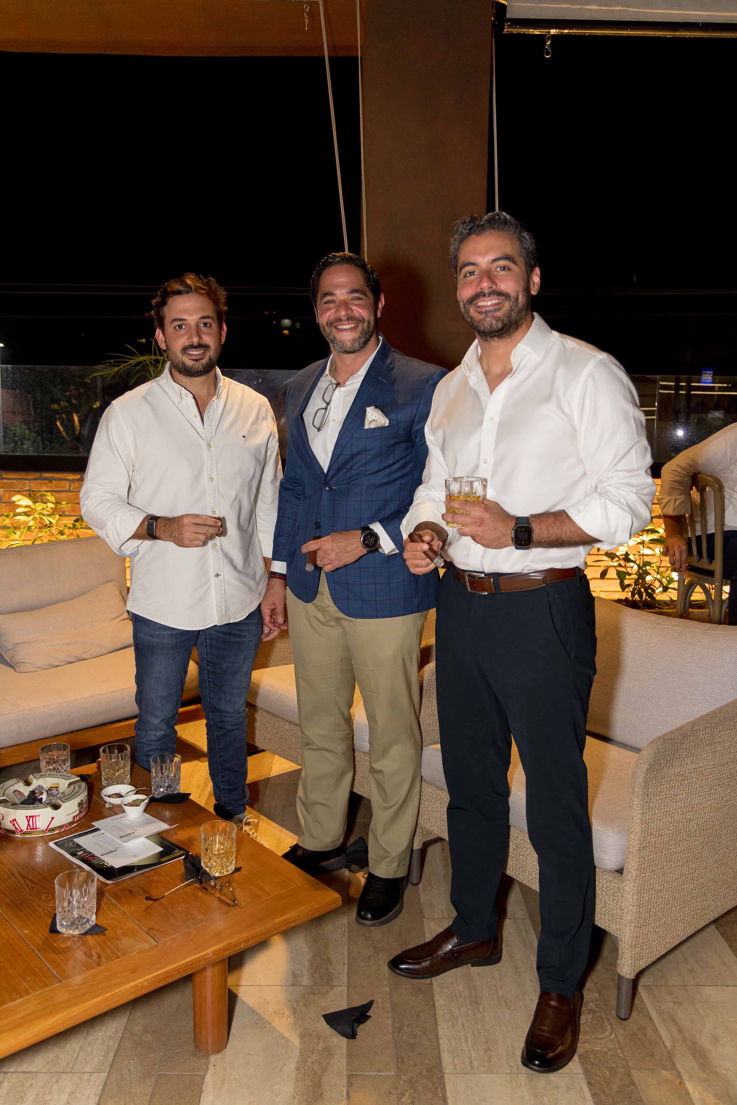 Gian Paulino, Luis Perez y Gary Mejía.