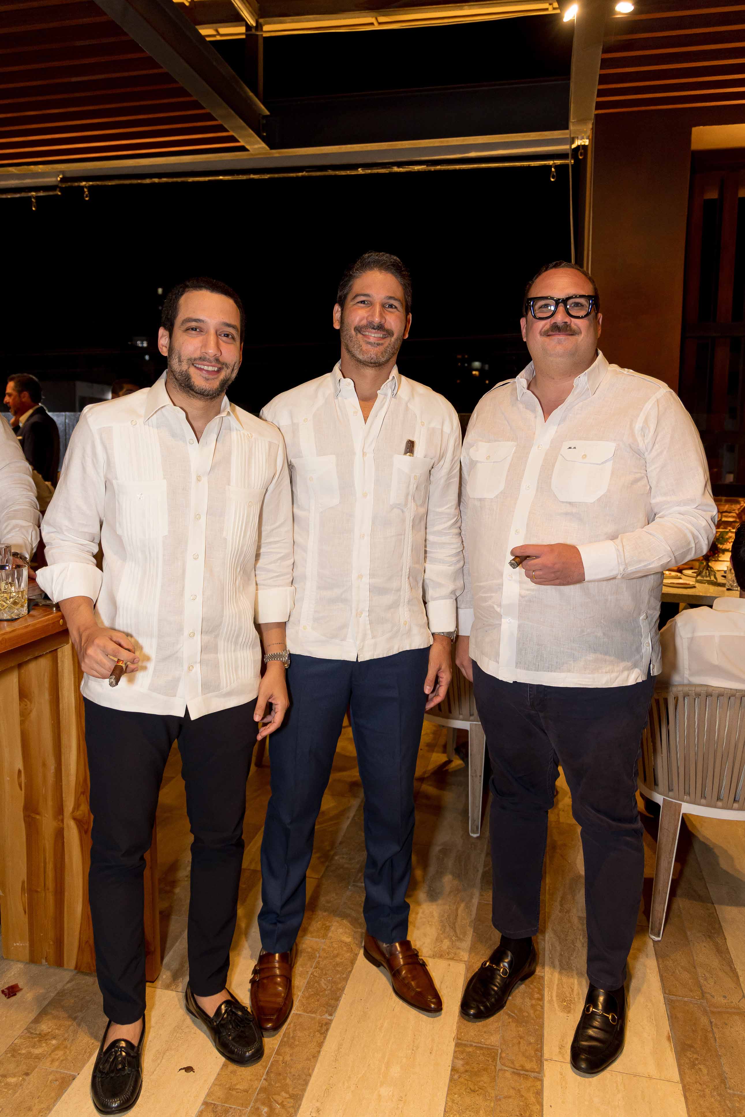 Homar Rojas, Leonardo Del Monte y Manuel Agustin Fernandez.