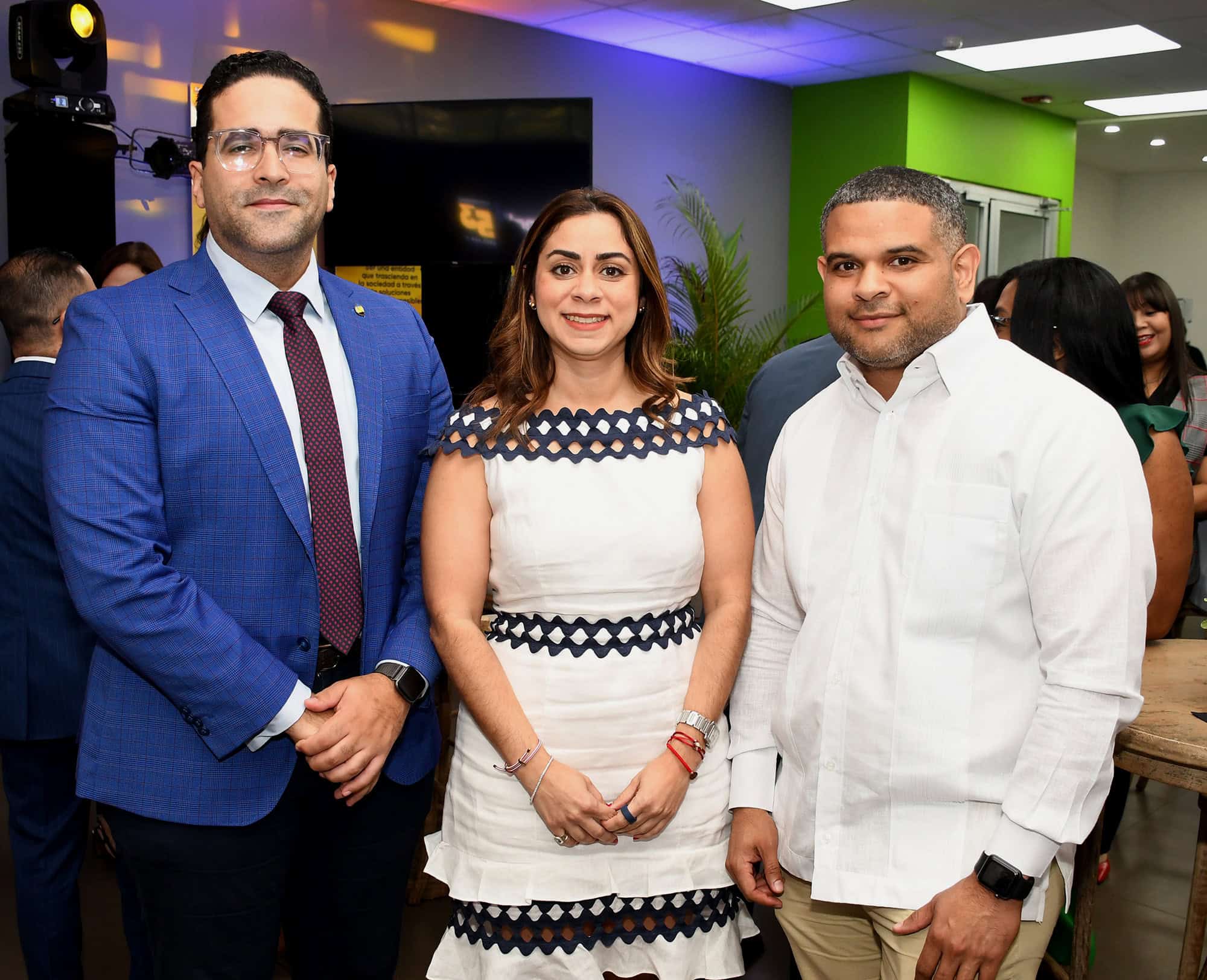 Marcos Medrano, Valerie Valette y Josué Medina.