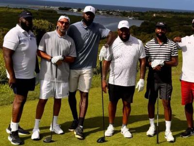 LeBron James disfruta del golf en La Romana en su visita a RD