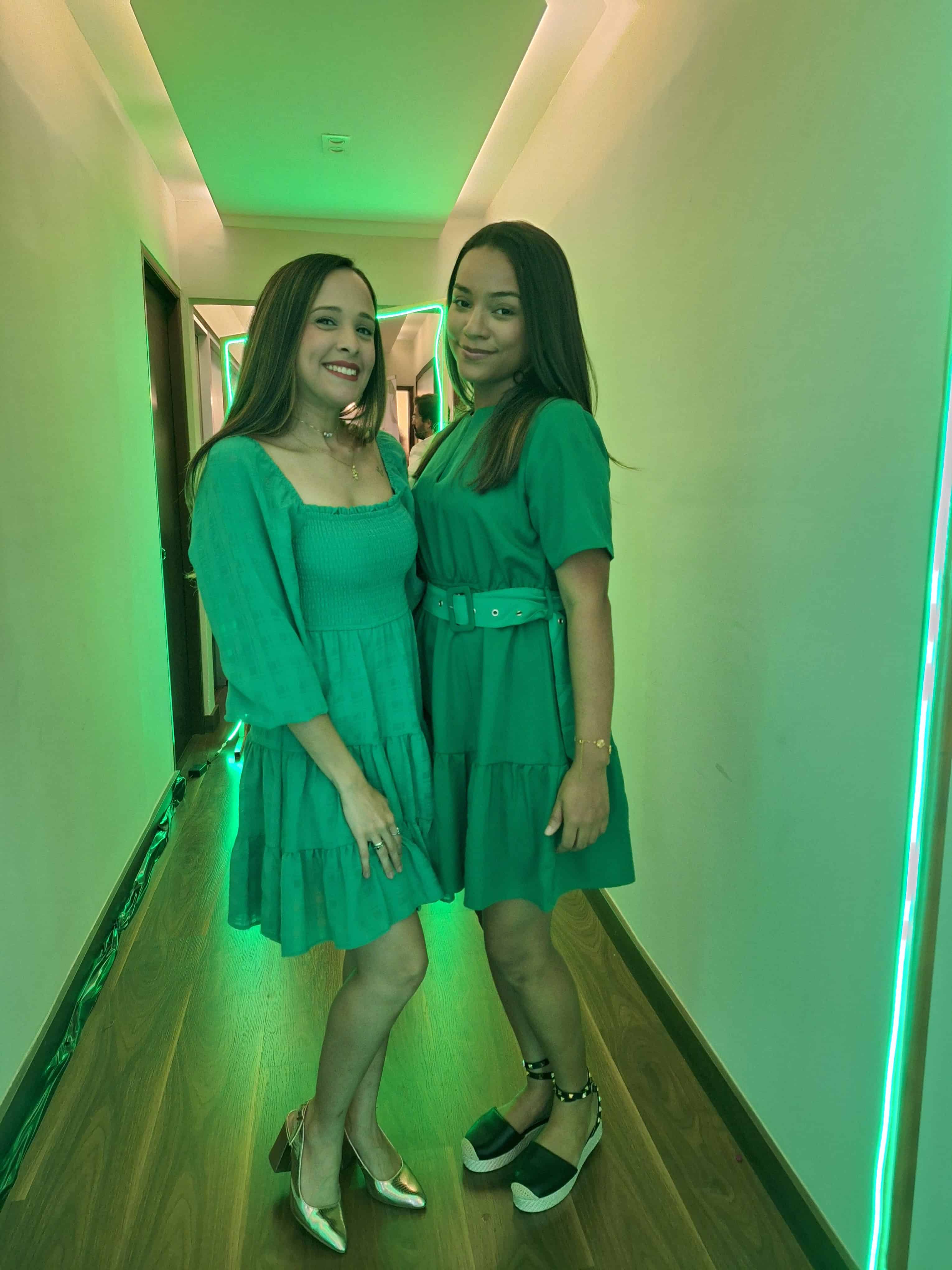 Giselle Aybar y Laura Jiménez.