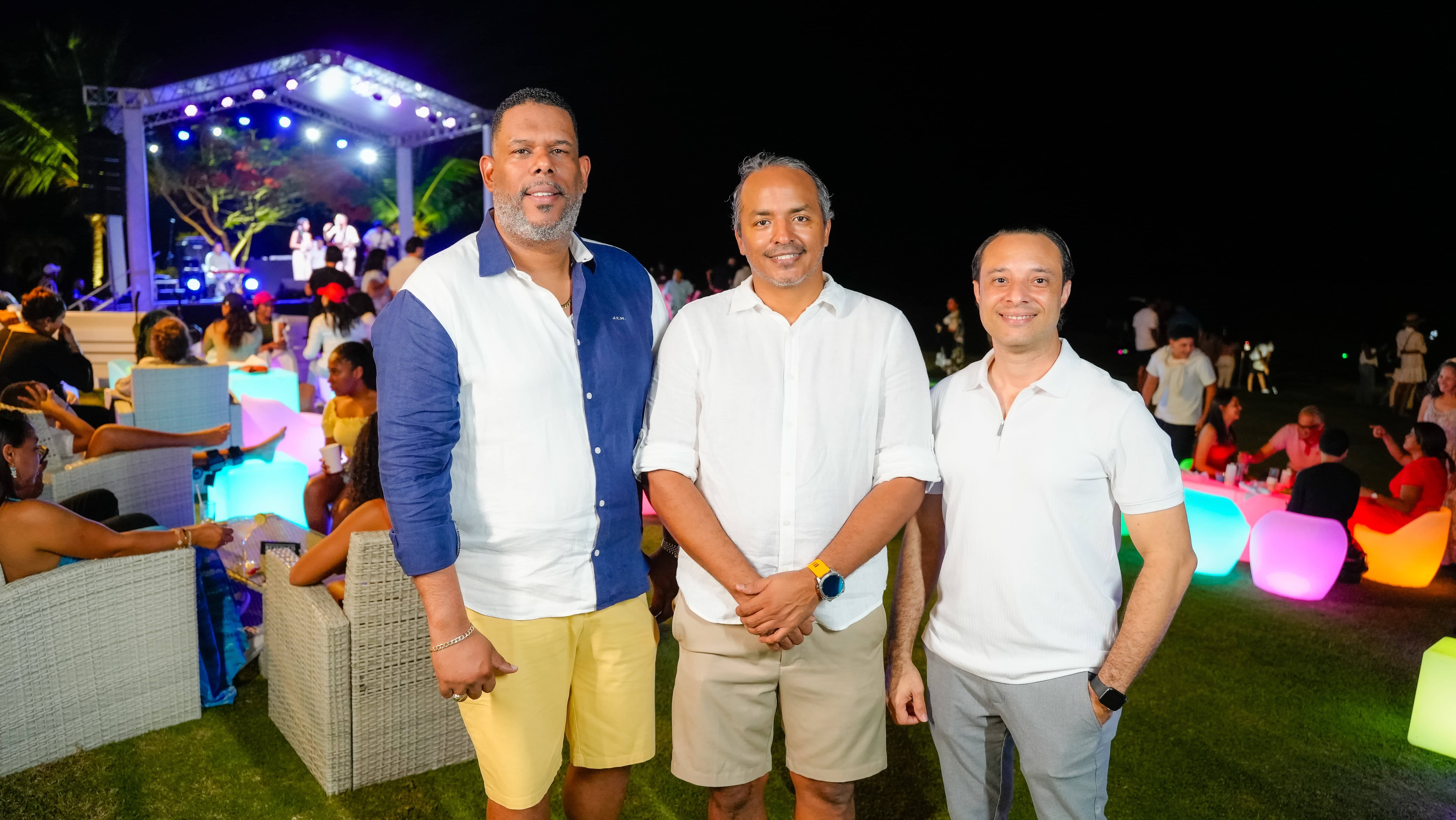 Josías Cabrera, Miguél Angel Rodríguez y  Leonel Vittini.