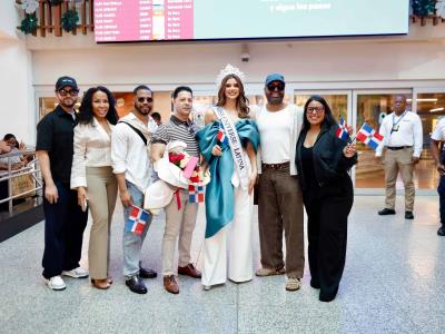 Yamilex Hernández, Miss Universe Latina, regresa triunfante a RD