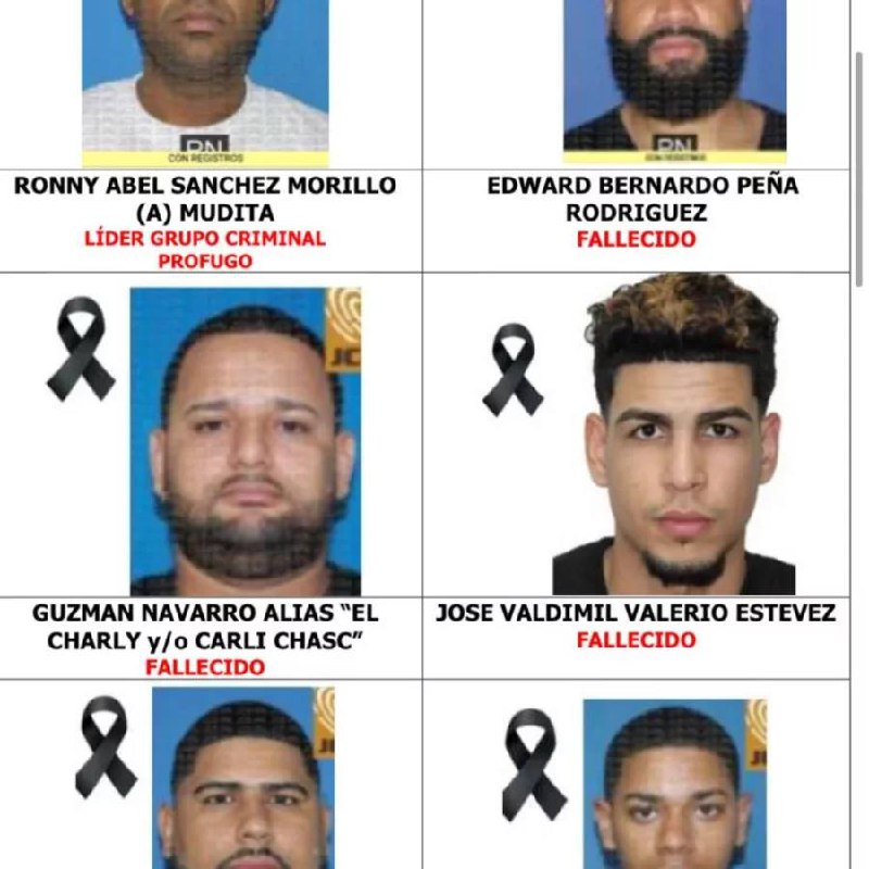 Abatidos en Santiago eran parte de banda de sicarios y narcos, según la Policía