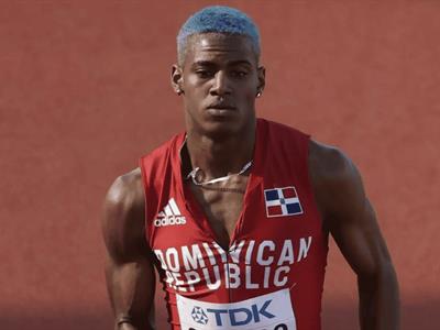 Alexander Ogando gana en 200 metros; avanza a semifinales del Mundial