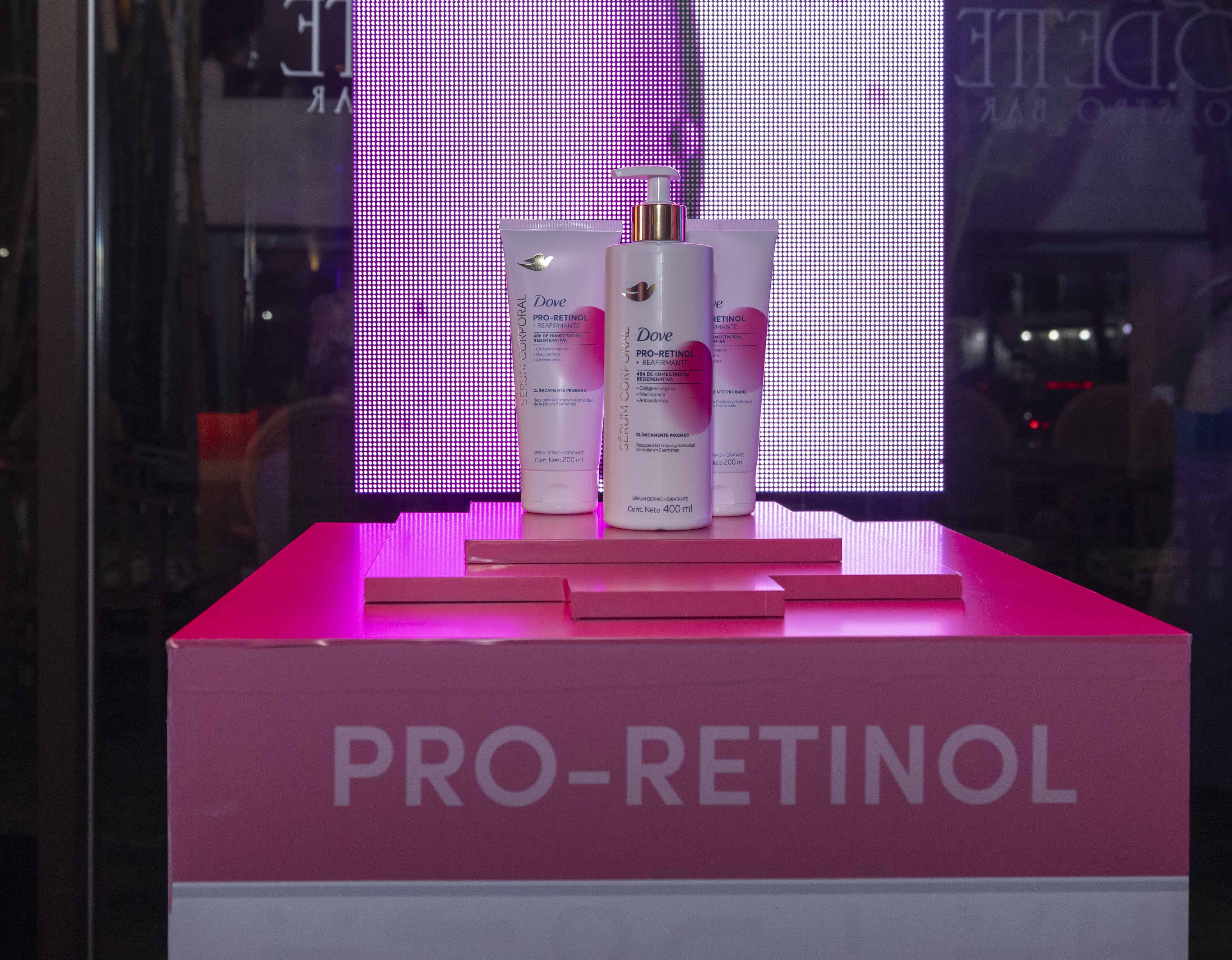 Presentación del sérum Pro Retinol.