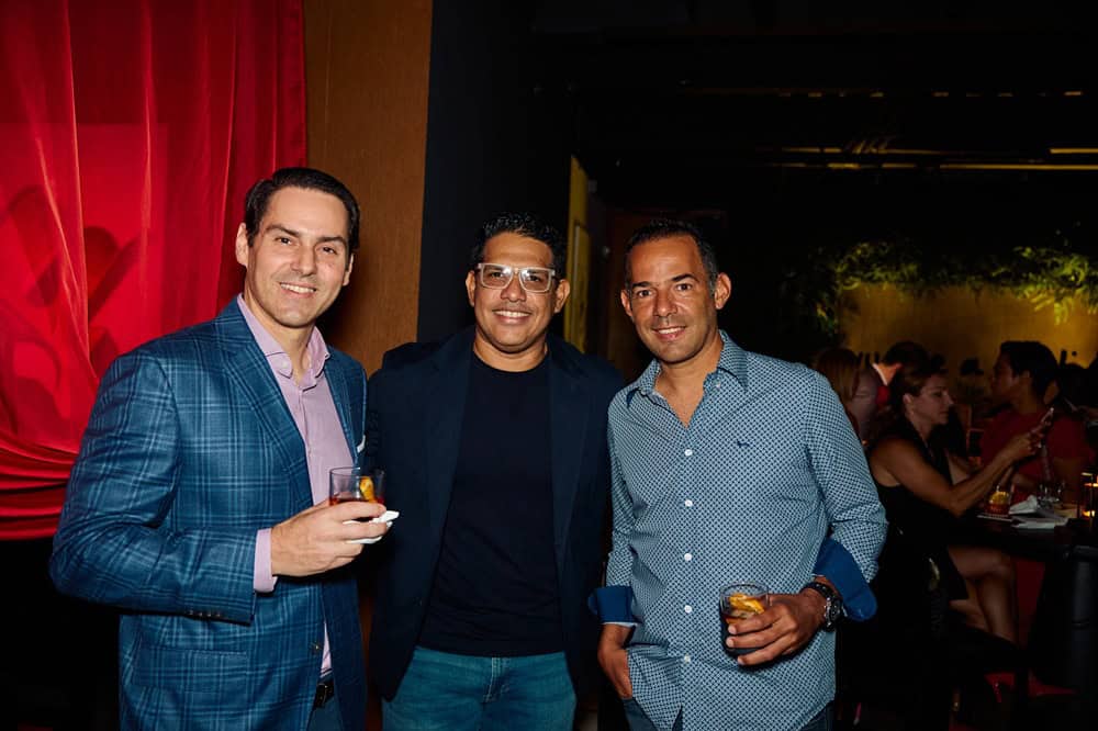 Javier Sánchez, Ian Alburquerque y Anthony Mendoza.