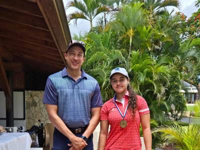 Golf: Aguasvivas Arias y Maria Fernández mejores en golf juvenil