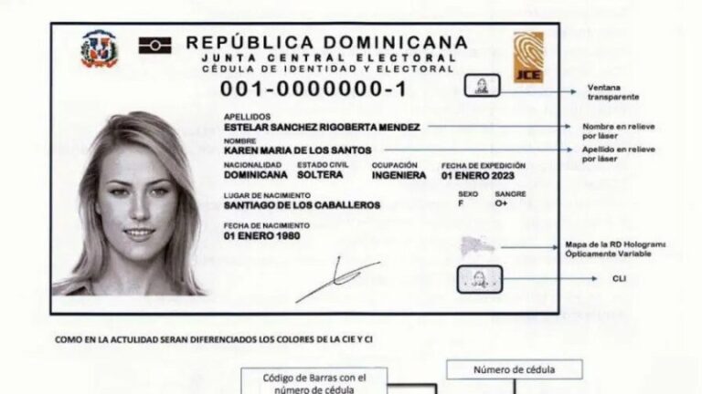 JCE anuncia emisión gratuita de nueva cédula con vigencias diferenciadas por edad