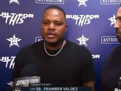MLB: Framber Valdez sobre pelotazo: "fue sin querer, pedí disculpas"