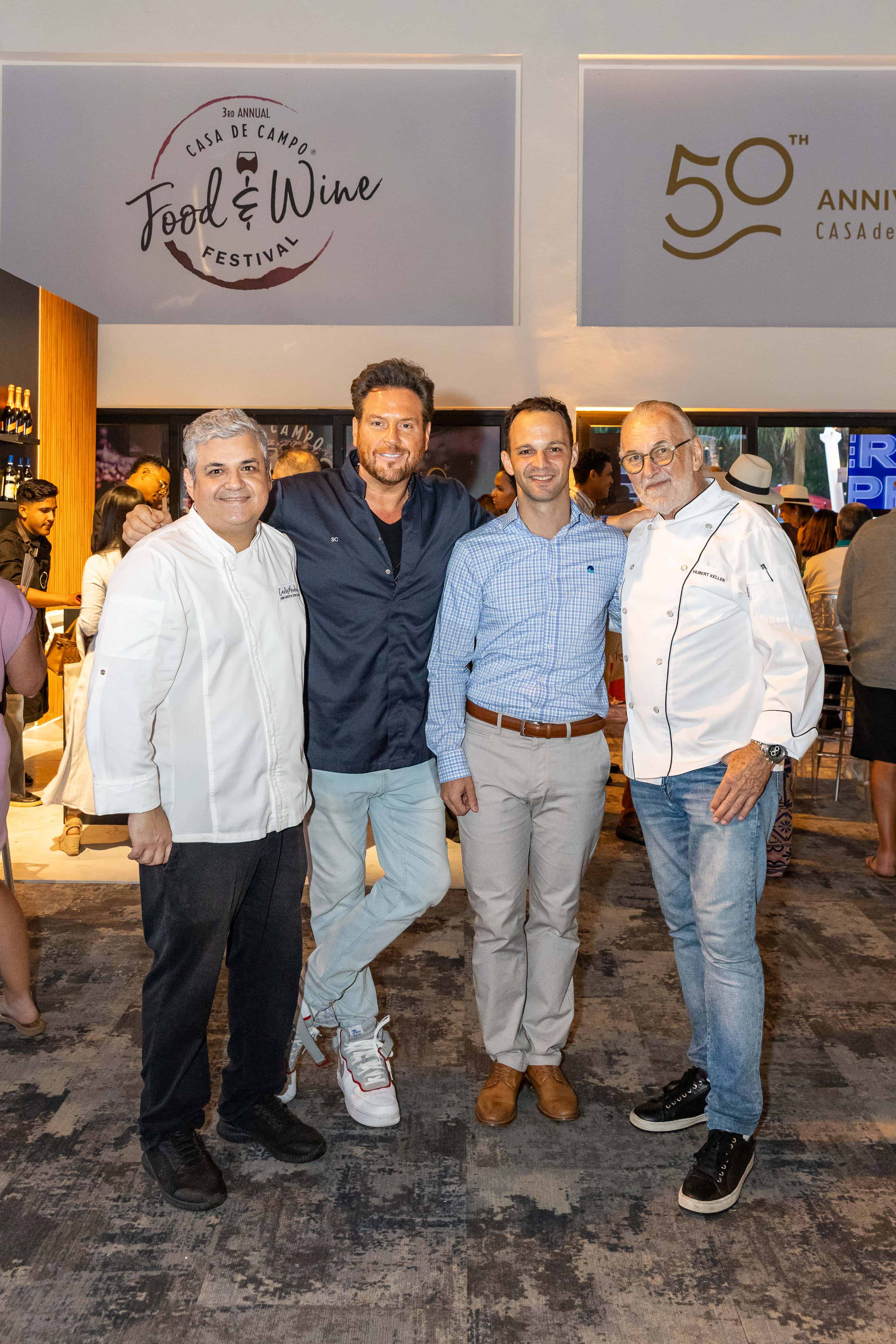 Carlos Mardones, Scott Conant, Charles Keusters, Hubert Keller.