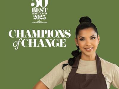 Chef Tita recibe premio de Latin America`s 50 Best Restaurants