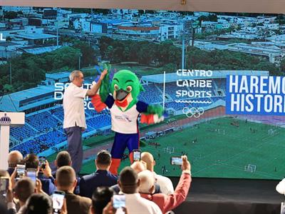 Colí, la mascota de los Juegos Centroamericanos y del Caribe