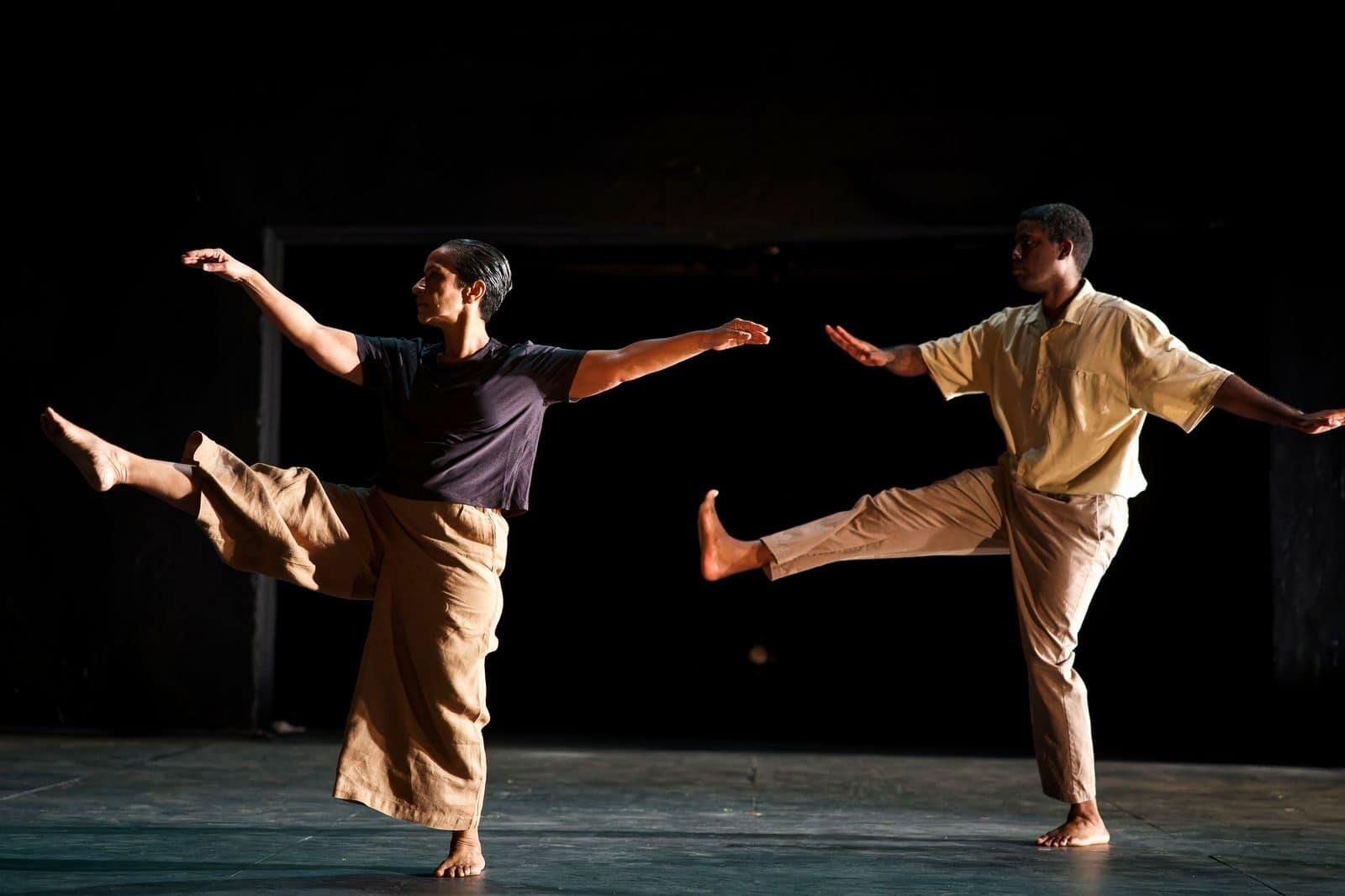 Cuestión de perspectiva interpretada por Andreina Jiménez y Rodolfo Díaz.