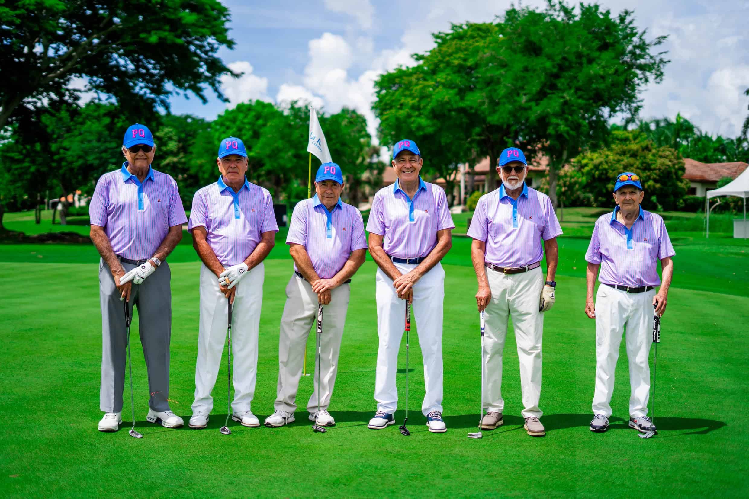 Gabriel Roig, Jesús Troncoso, Papo Blanco, Andrés Aybar, Tony Caro y José Manuel Trullols.