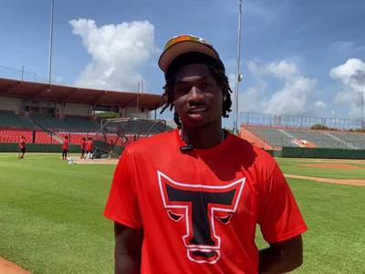 Felnin Celesten: ya está practicando con los Toros del Este