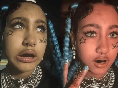 Hija de Kim Kardashian sorprende con tatuajes y piercings falsos