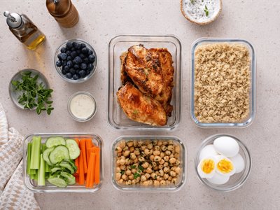 "Meal prep": seguridad alimentaria al preparar la comida semanal