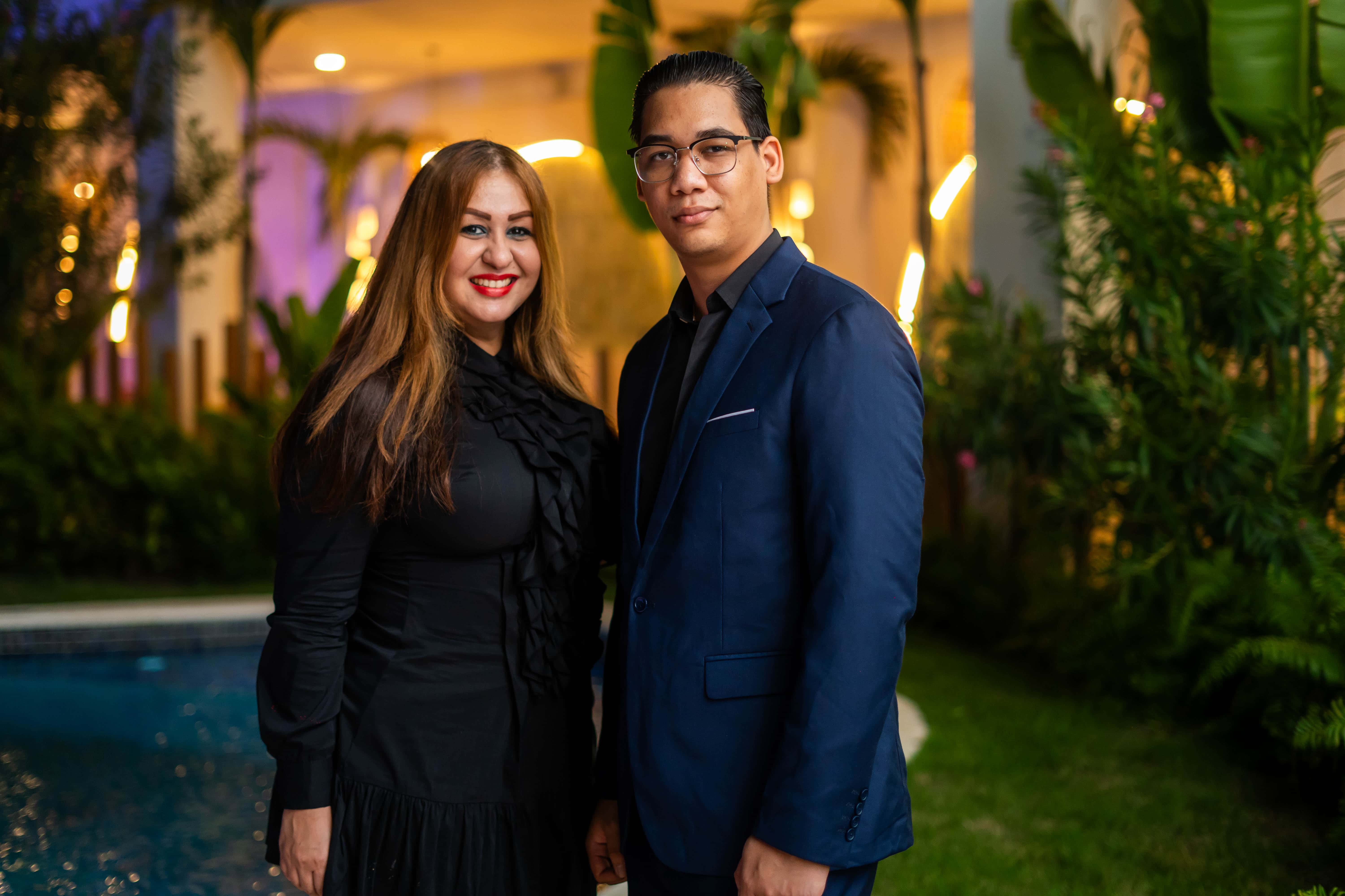 Nurys Peña y Carlos Daniel Sánchez.