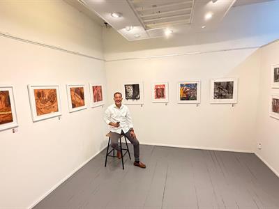 Rubén Carrasco expone 'Huella Territorial' en Nueva York