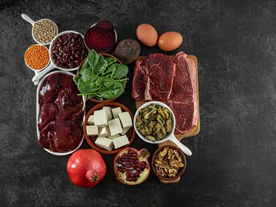 ¿Se puede tratar la falta de hierro solo a través de la dieta