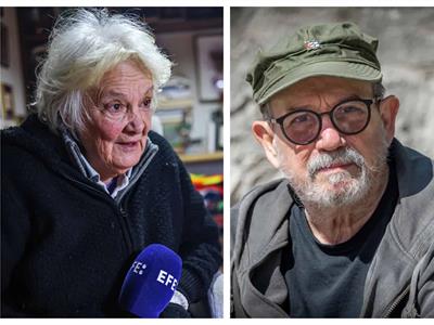 Visita de Silvio Rodríguez a Lucía Topolansky en Uruguay