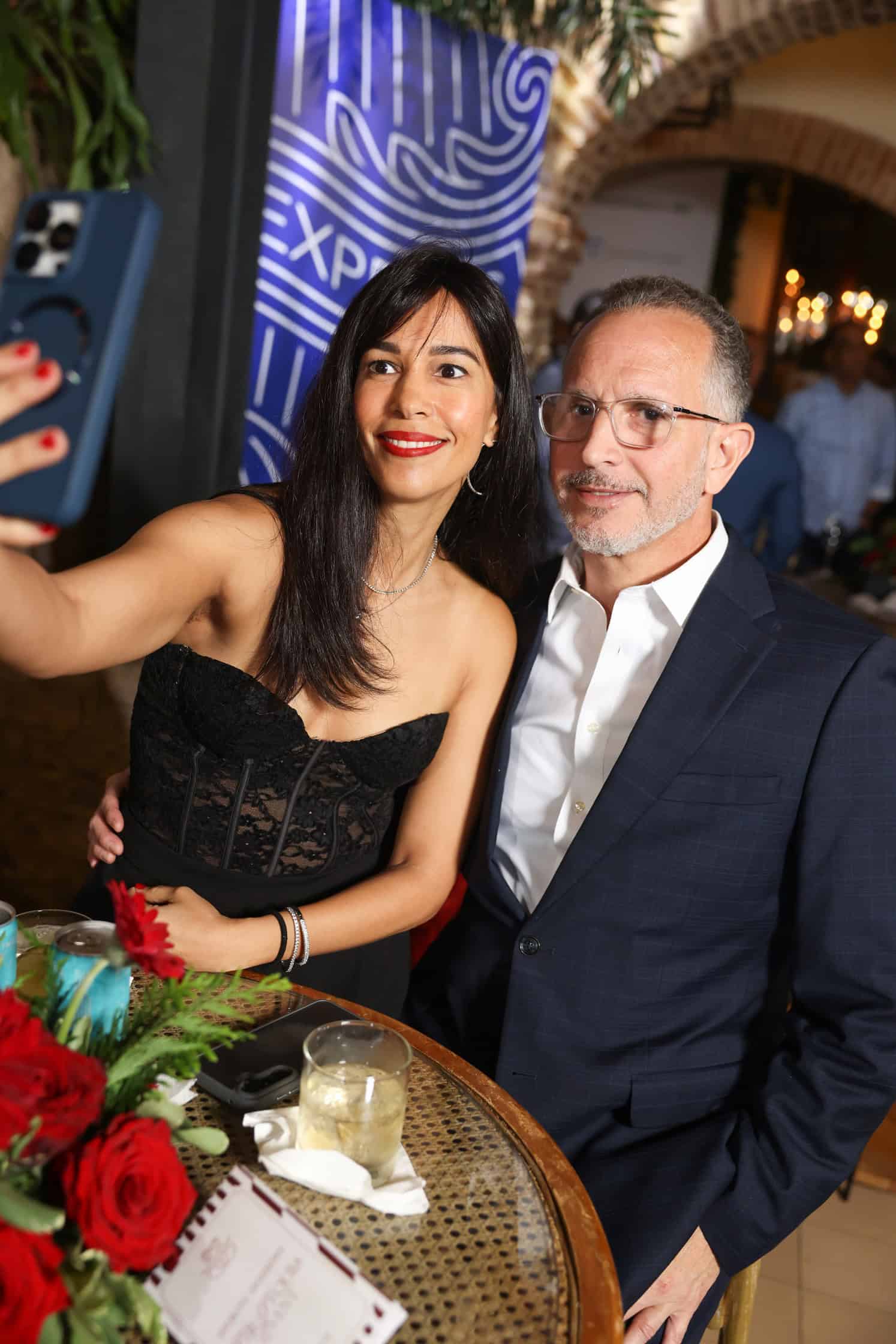 Catherine Chabebe y Fidias Brache.