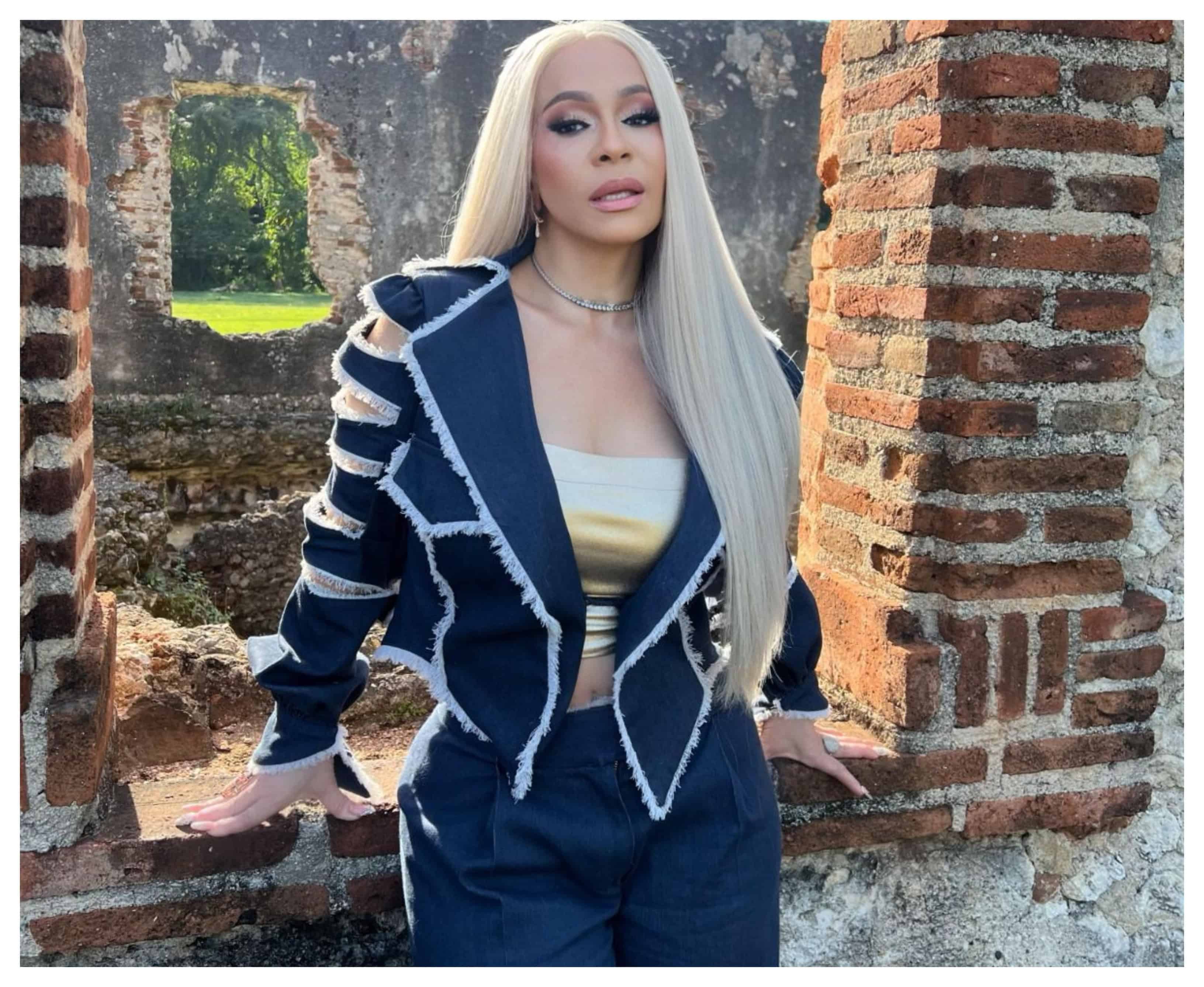 Miriam Cruz, una de las artistas que se sumó a la celebración.