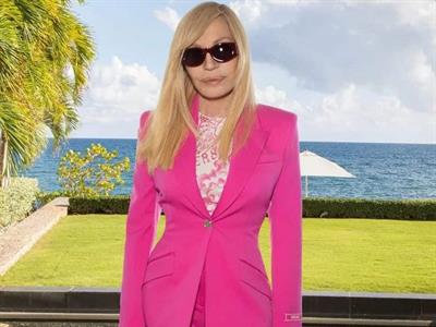 Donatella Versace está de visita en República Dominicana