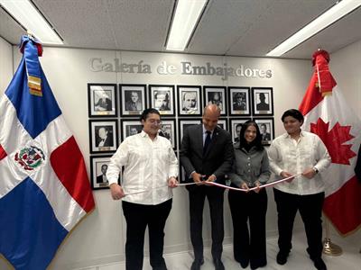 Embajada Dominicana en Canadá honra a Hans Dannenberg Castellanos