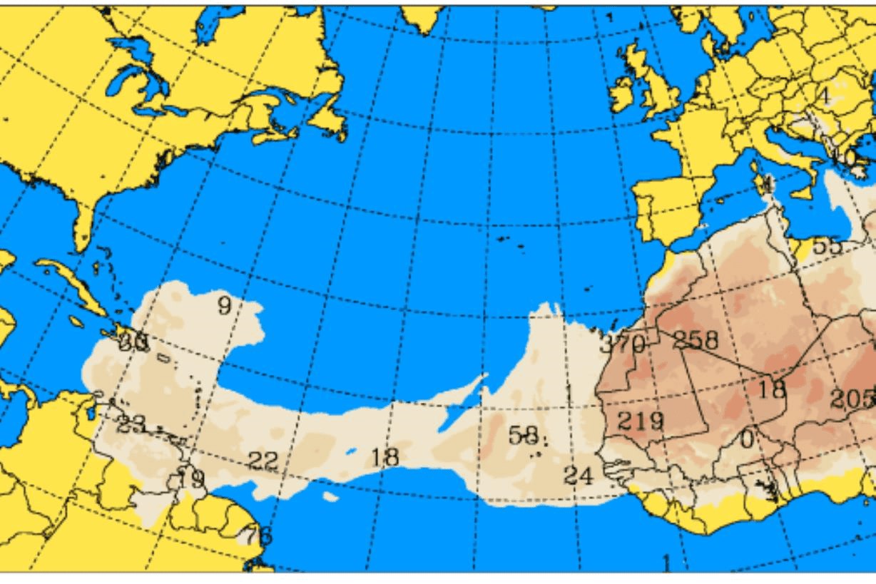 Indomet pone fin a las alertas por lluvias: lunes con cielo despejado y leve polvo del Sahara