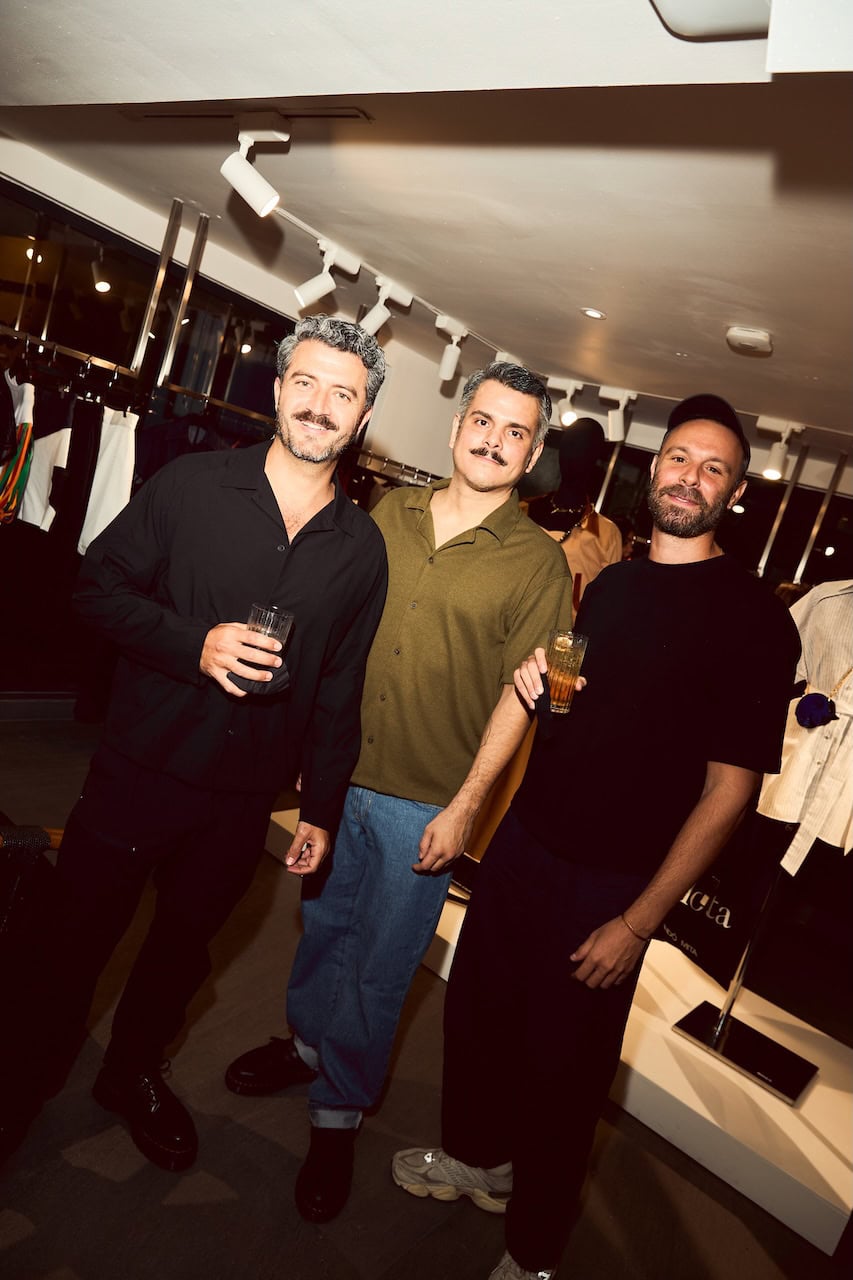 Vi´ctor Nicolás, Fernando Santos y Ricardo Polanco.