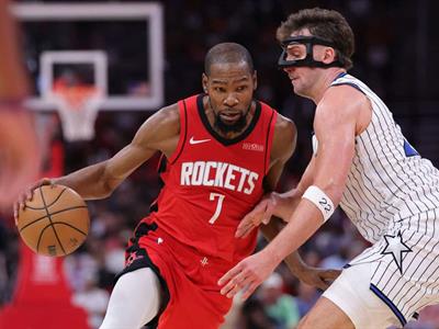 Kevin Durant: junto a Sengun remontan ante Orlando