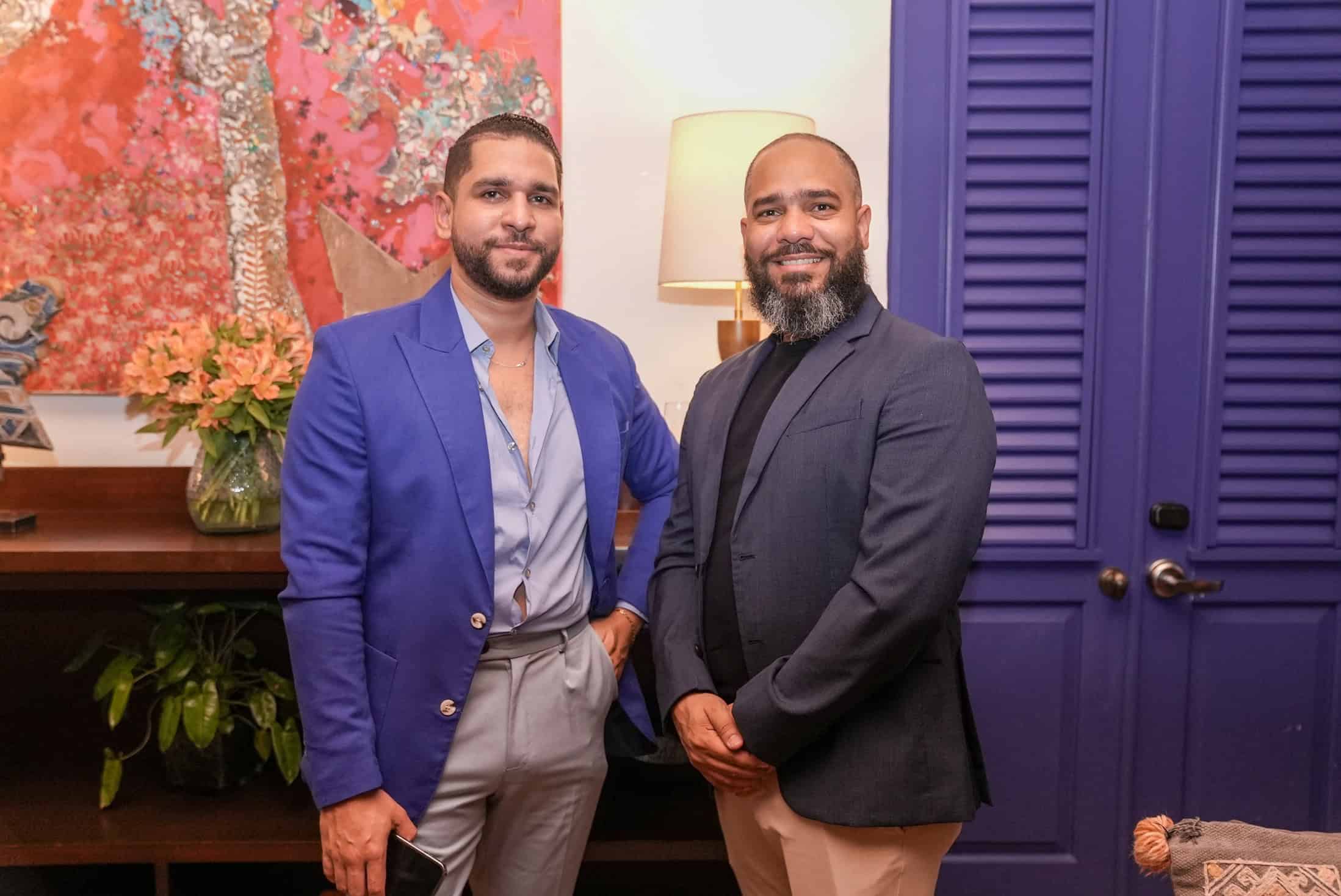 Wilmer Collado y Argenis Santana.