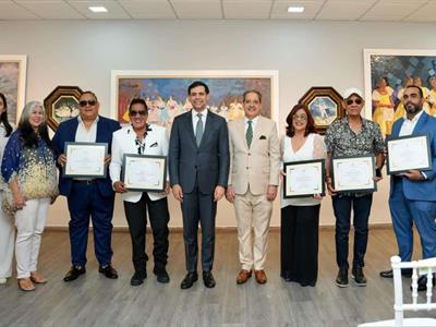 Ministerio de Cultura inmortaliza merengueros en galería