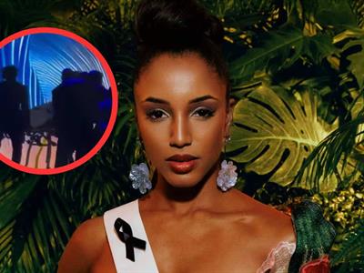 Miss Universo: Miss Jamaica retirada en camilla tras caída