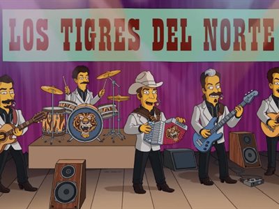 Los Tigres del Norte aparecerán en "Los Simpsons" este domingo