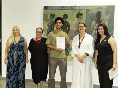 Muestra final de video mapping dominicana en Chavón