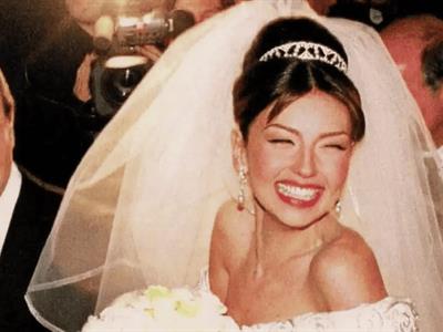 Thalía celebra 25 años de casada con Tommy Mottola